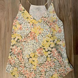 NWOT LOFT Floral V-Neck Sleeveless Blouse XS